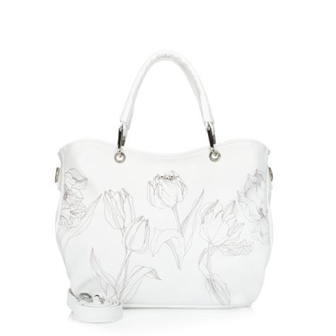 Dámská kabelka RIEKER C2434-110-TUL bílá W5