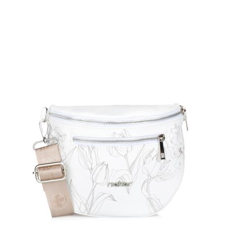 Dámská ledvinka RIEKER C2541-110-TUL bílá S6