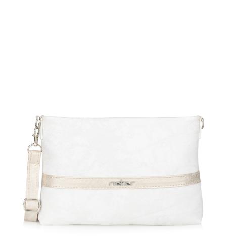 Dámska kabelka RIEKER C2537-202/1-065 biela S6