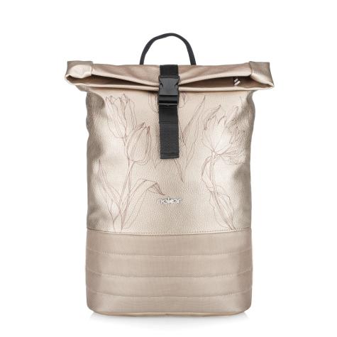 Dámsky batoh RIEKER C2250-206/H15-1023/4-TUL zlatá S6