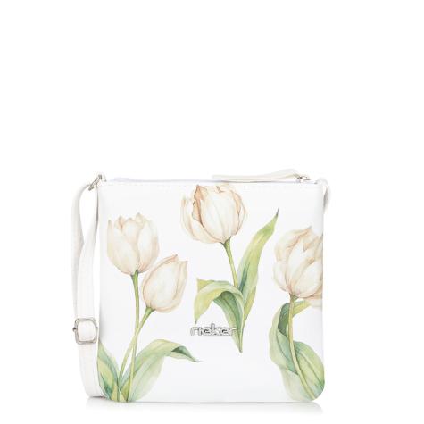 Dámska kabelka RIEKER C2538-110-TUL3 biela S6