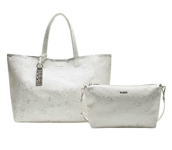 detail Dámská kabelka DESIGUAL 18SAXP08/ 1001 CRUDO DESIGUAL