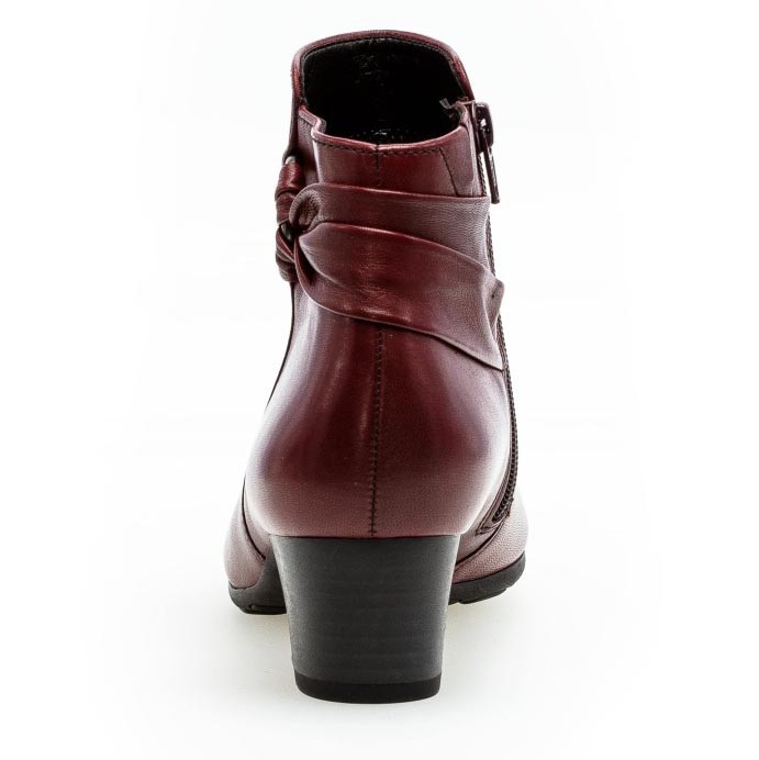 detail Dámská kotníková obuv GABOR 32.842.58 DARK RED H/W 9
