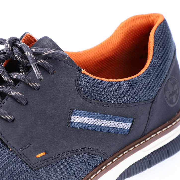 detail Pánské polobotky RIEKER 14412-15 modrá W1