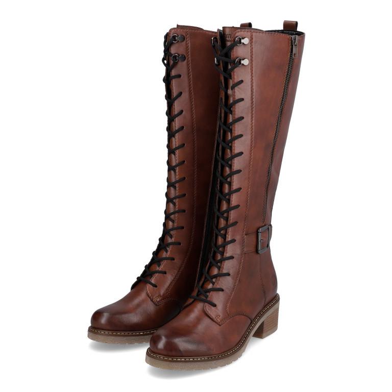 detail Dámské kozačky REMONTE D1A74-22 hnědá W3