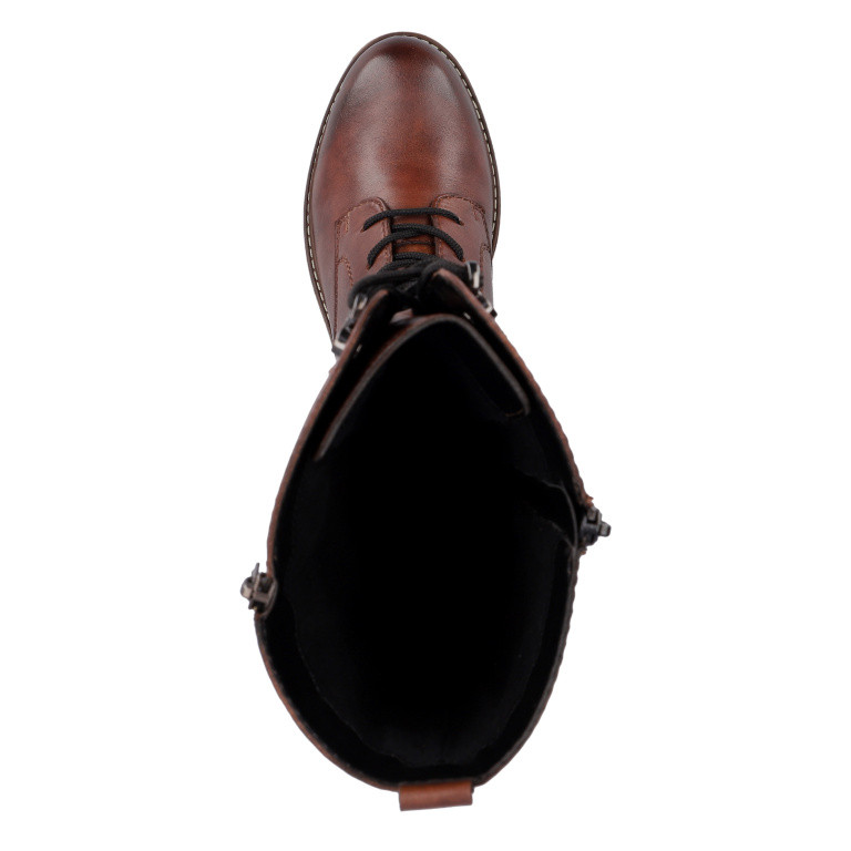 detail Dámské kozačky REMONTE D1A74-22 hnědá W3