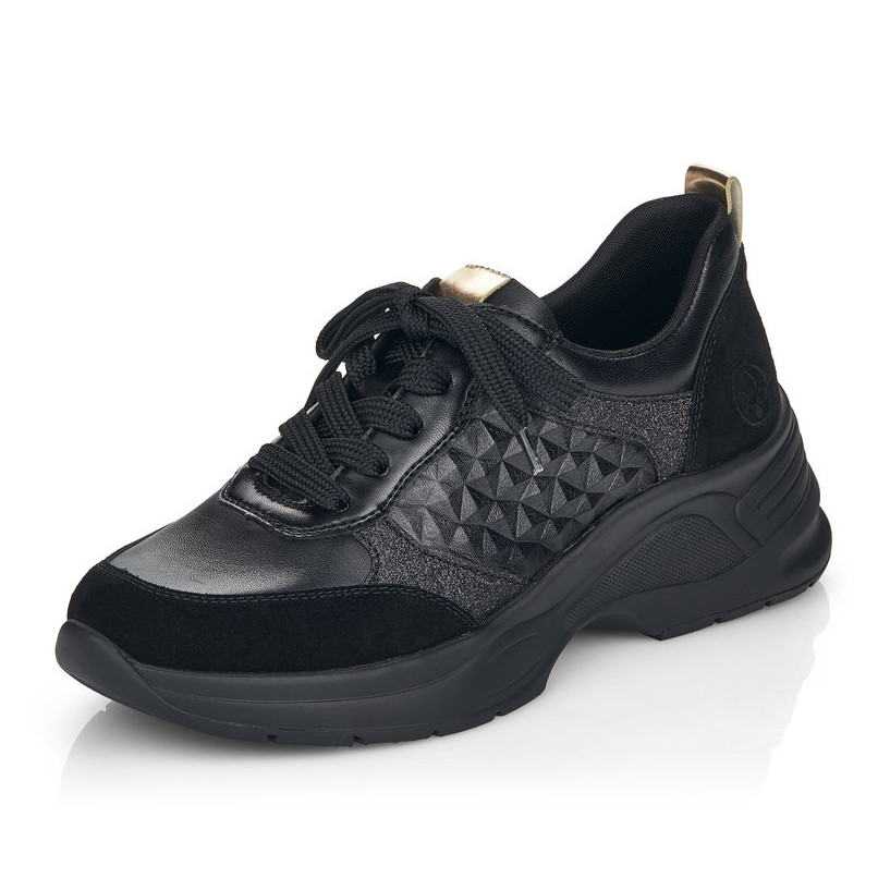 detail Dámské tenisky RIEKER RIE-10101512-W1 černá