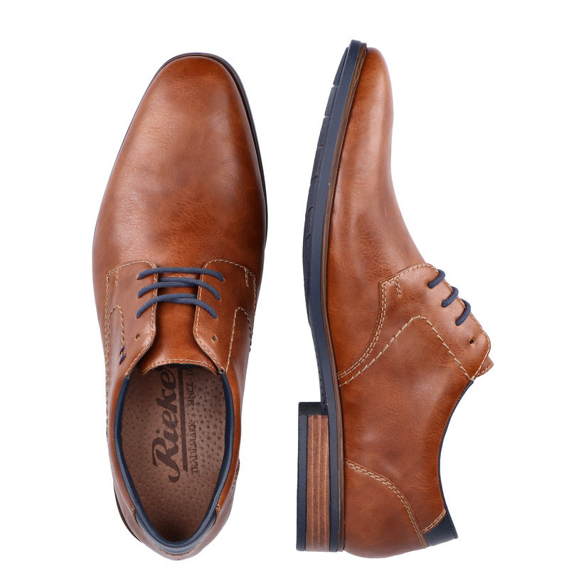 detail Pánské polobotky RIEKER RIE-10101607-W1 hnědá