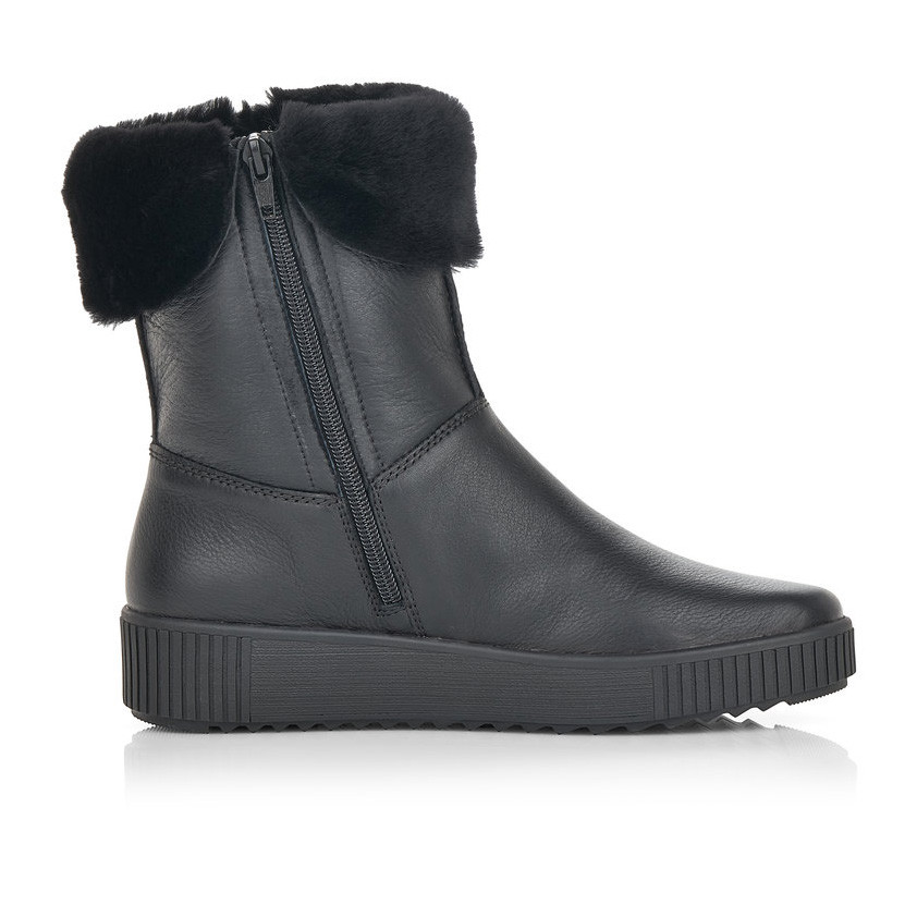 detail Dámská kotníková obuv RIEKER Y6484-00 černá W0