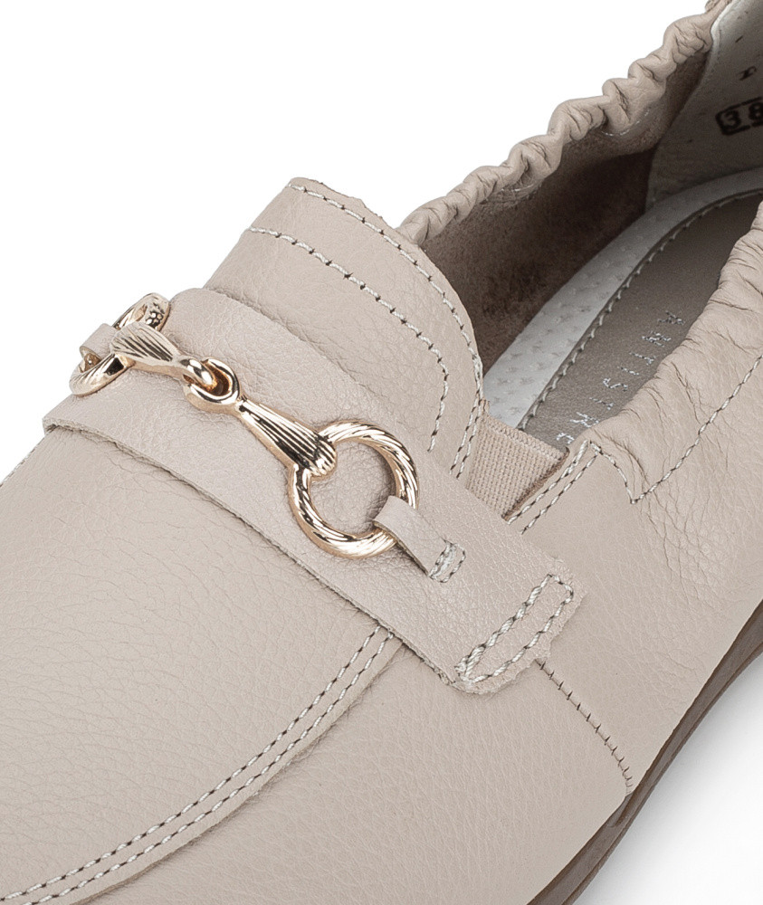 detail Dámské mokasíny RIEKER L9354-60 béžová S5