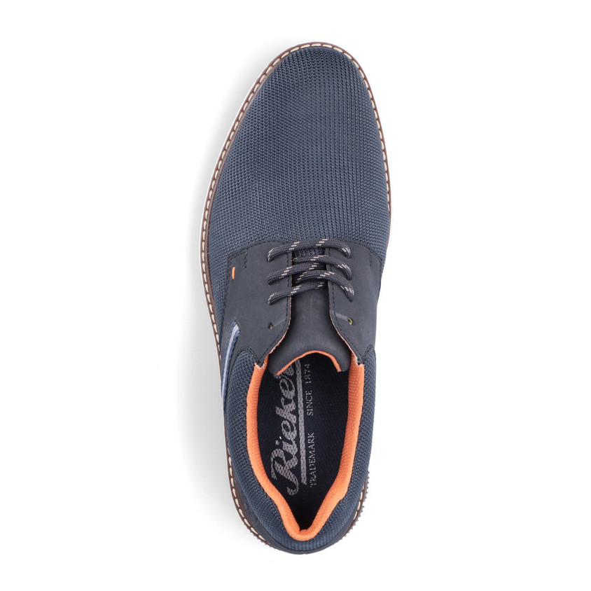 detail Pánské polobotky RIEKER 14412-15 modrá W1