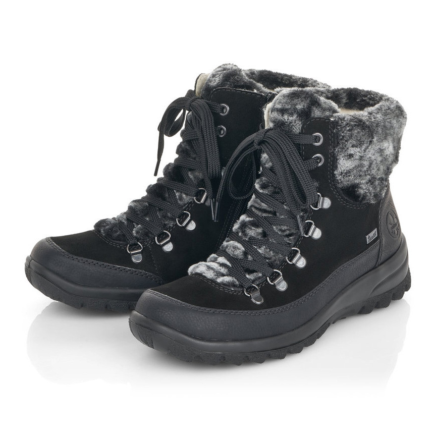 detail Dámská kotníková obuv RIEKER Z7132-00 černá W0