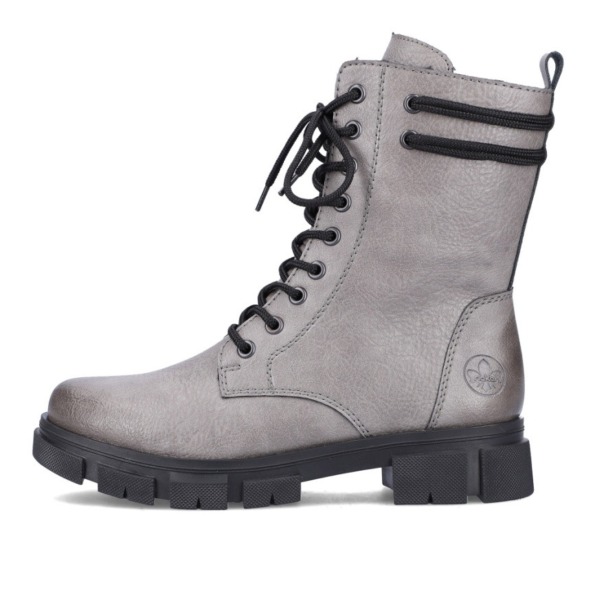 detail Dámská kotníková obuv RIEKER Y7117-40 šedá W4