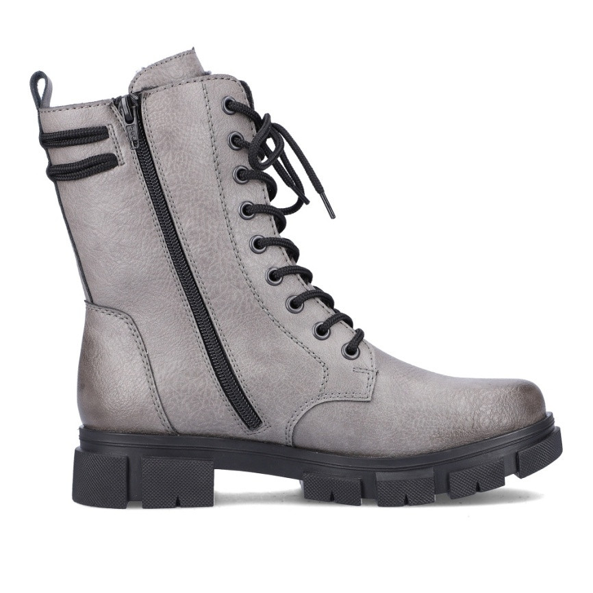 detail Dámská kotníková obuv RIEKER Y7117-40 šedá W4