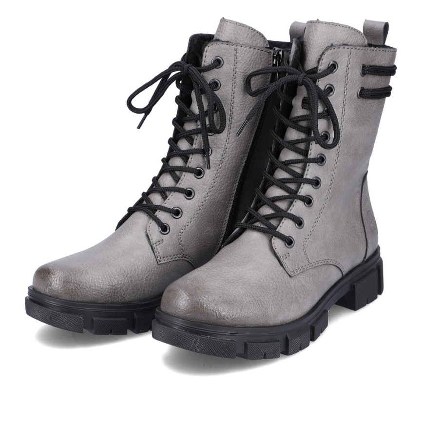 detail Dámská kotníková obuv RIEKER Y7117-40 šedá W4