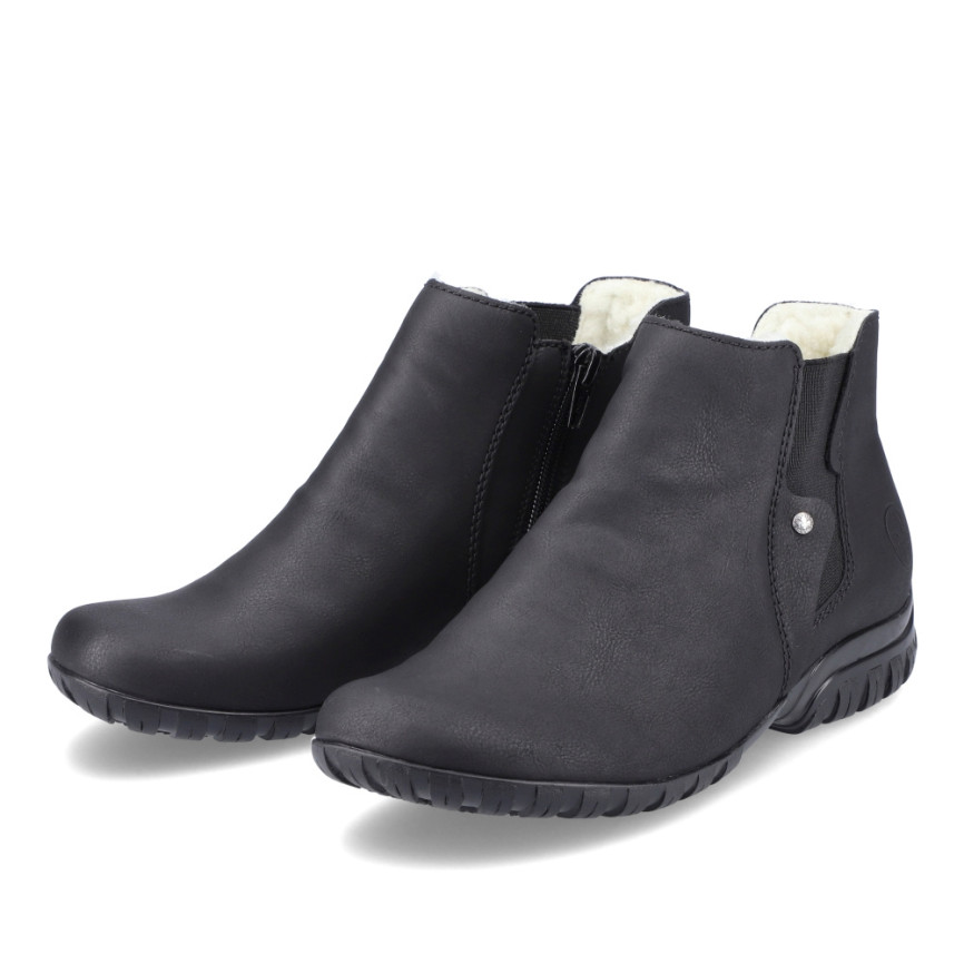 detail Dámská kotníková obuv RIEKER Z4661-00 černá W2