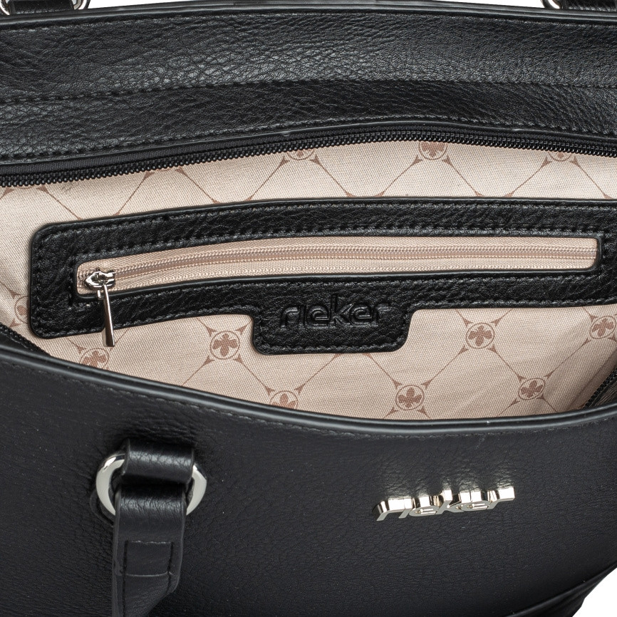 detail Dámská kabelka RIEKER H3108-EM20 černá W2