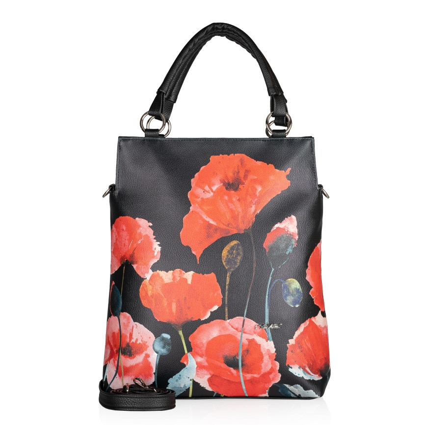 detail Dámská kabelka RIEKER C0020-MAK3 černá S3