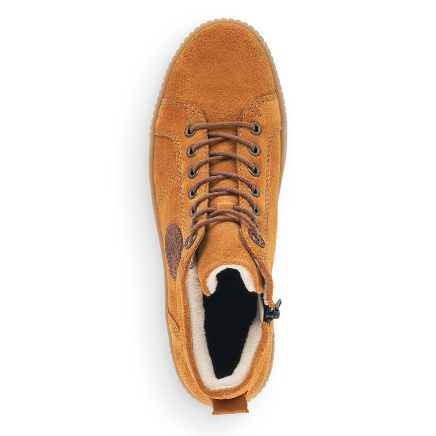 detail Dámská kotníková obuv REMONTE R7992-68 žlutá W0