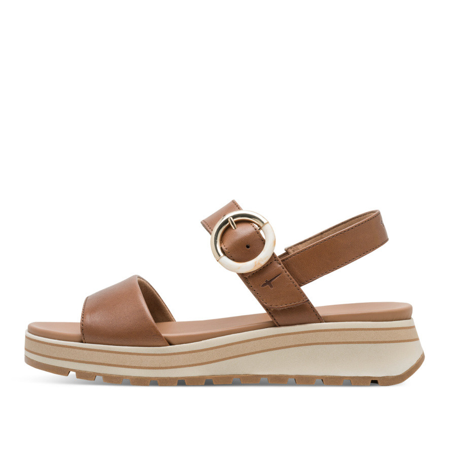 detail Dámské sandály TAMARIS 1-28254-46   COGNAC LEATHER 348   F/S6