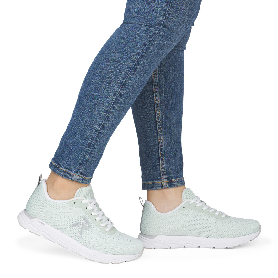 detail Dámské tenisky RIEKER M9006-52 zelená S6