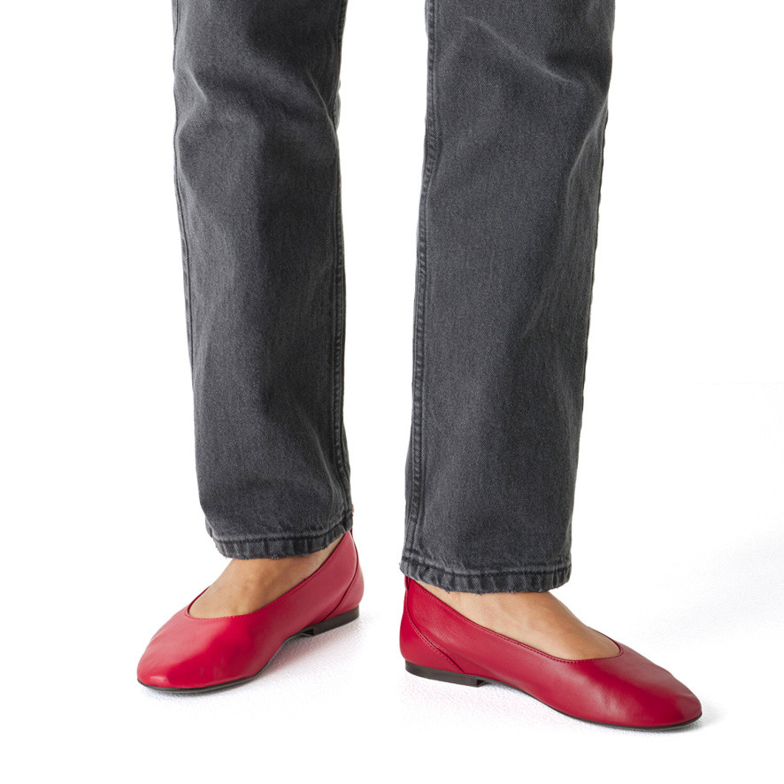 detail Dámské baleríny TAMARIS 22100-46-500 červená S6