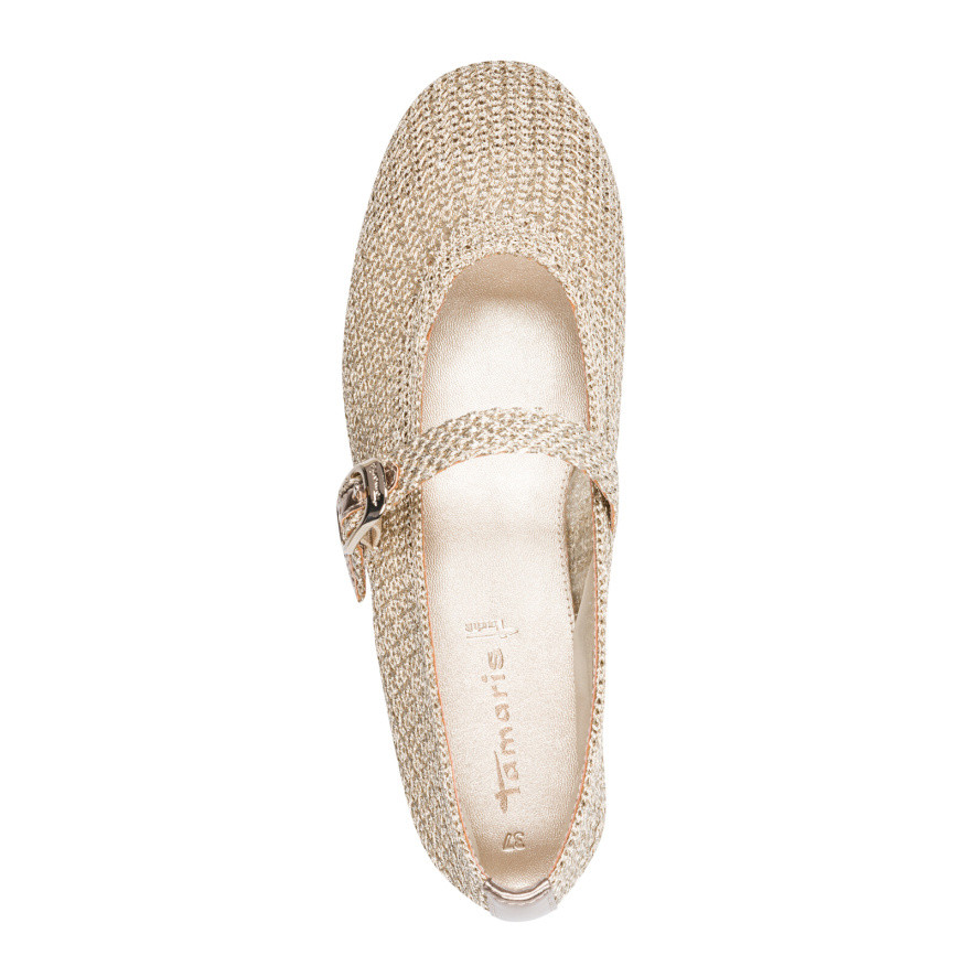 detail Dámské baleríny TAMARIS 22125-46-900 béžová S6