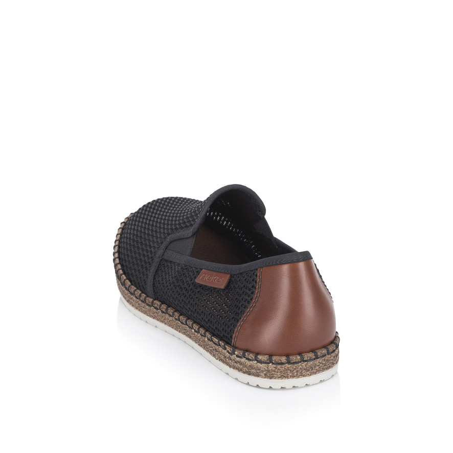 detail Pánské mokasíny RIEKER B5276-00 černá S6