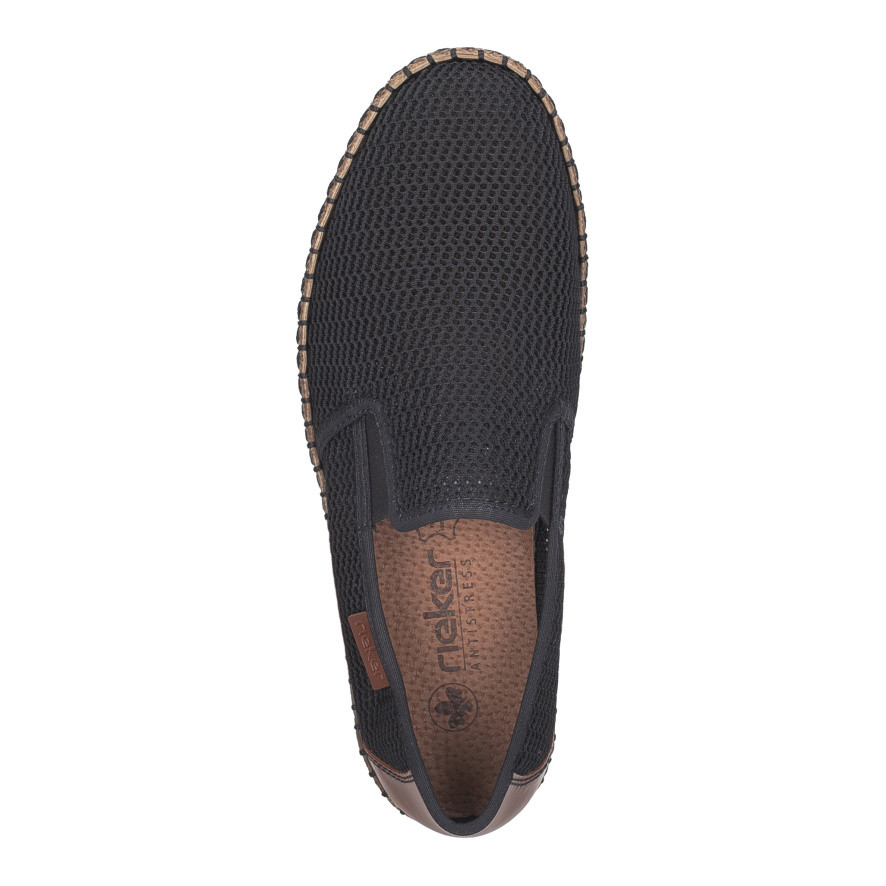 detail Pánské mokasíny RIEKER B5276-00 černá S6