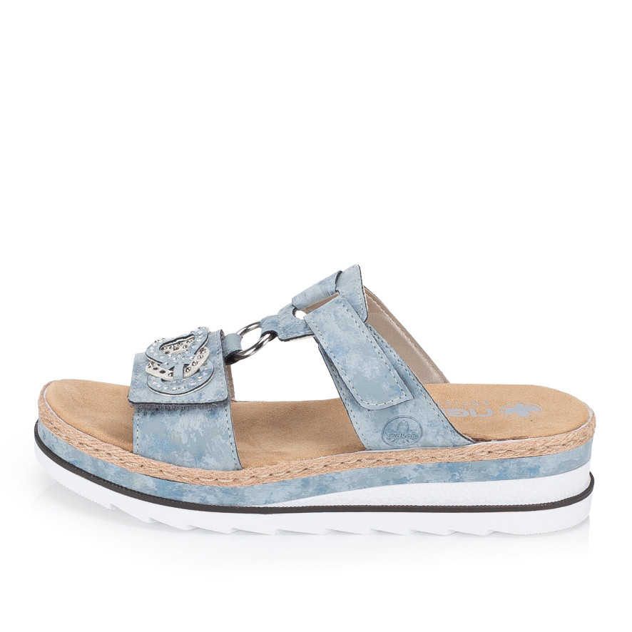 detail Dámské nazouváky RIEKER V7986-12 modrá S6