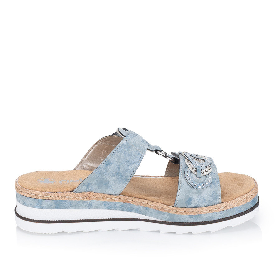 detail Dámské nazouváky RIEKER V7986-12 modrá S6