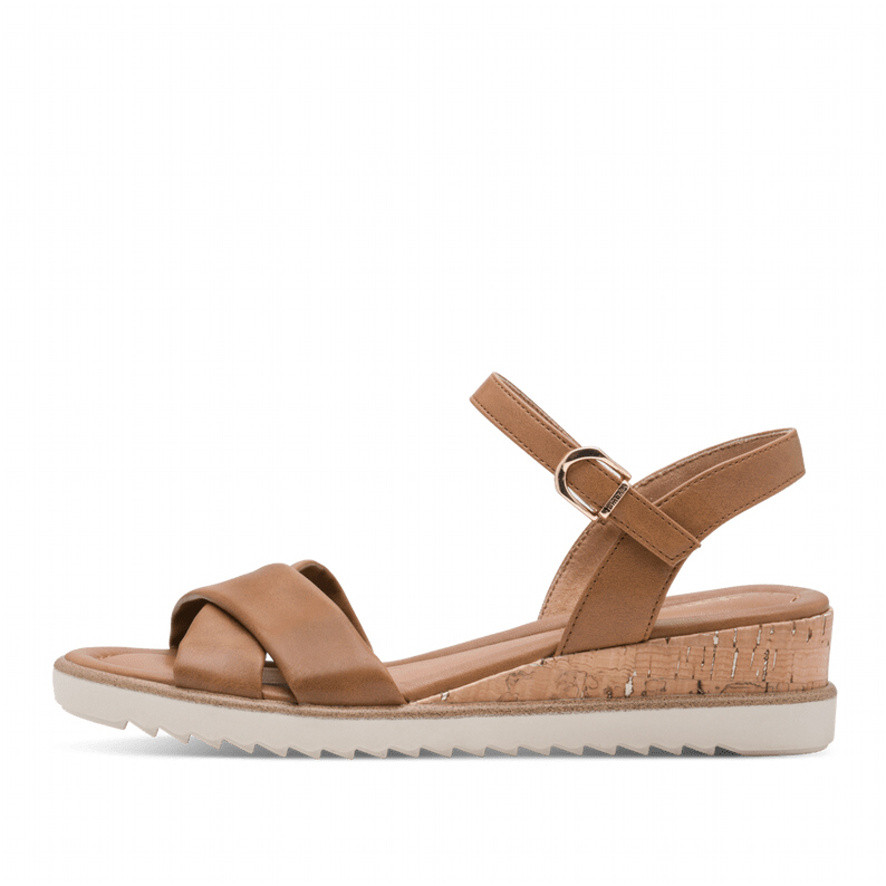 detail Dámské sandály TAMARIS 28106-42-305 hnědá S6