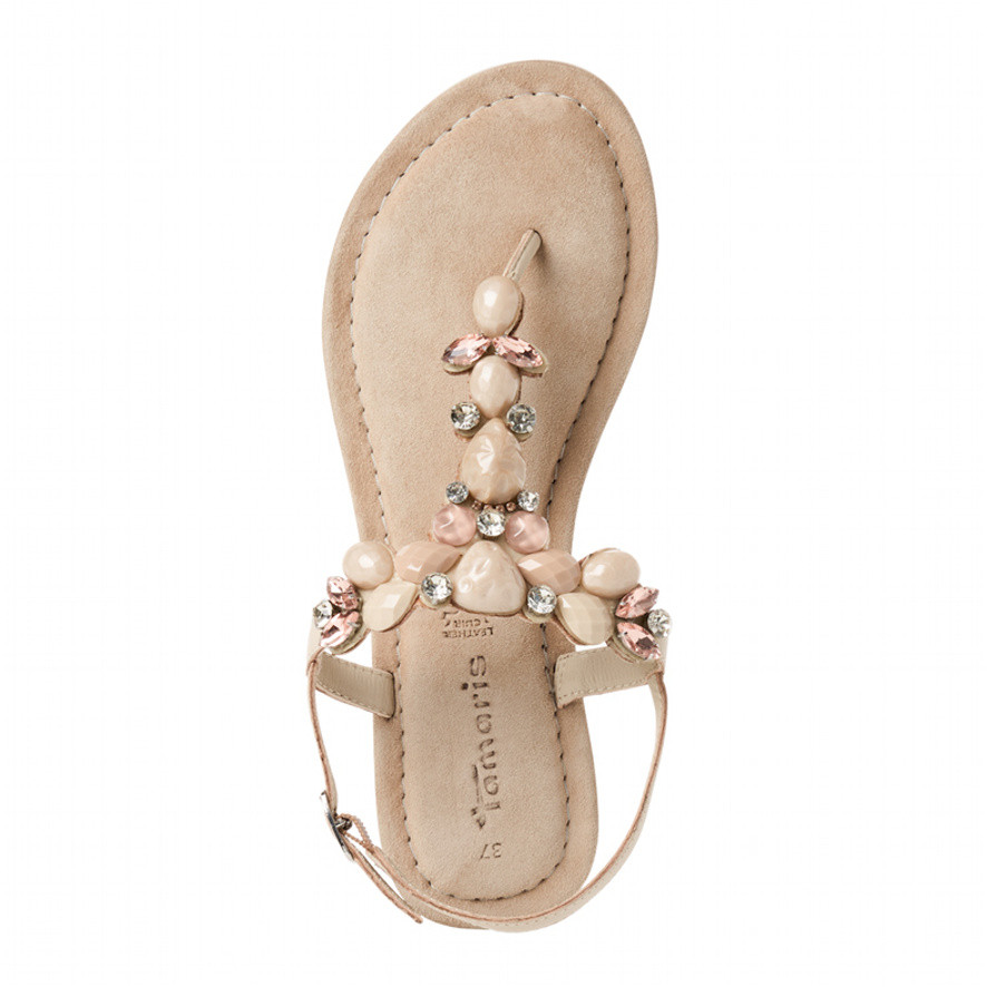 detail Dámské sandály TAMARIS 28163-42-430 béžová S6