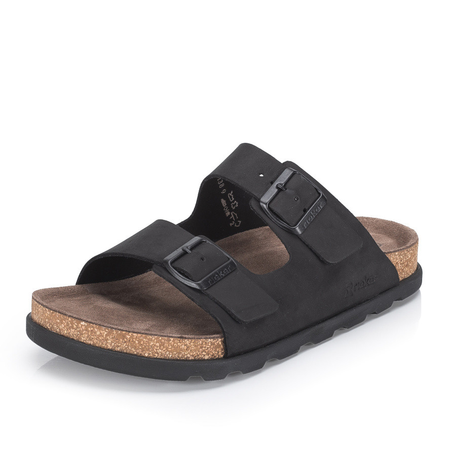 detail Pánské nazouváky RIEKER 21190-00   BLACK   F/S6