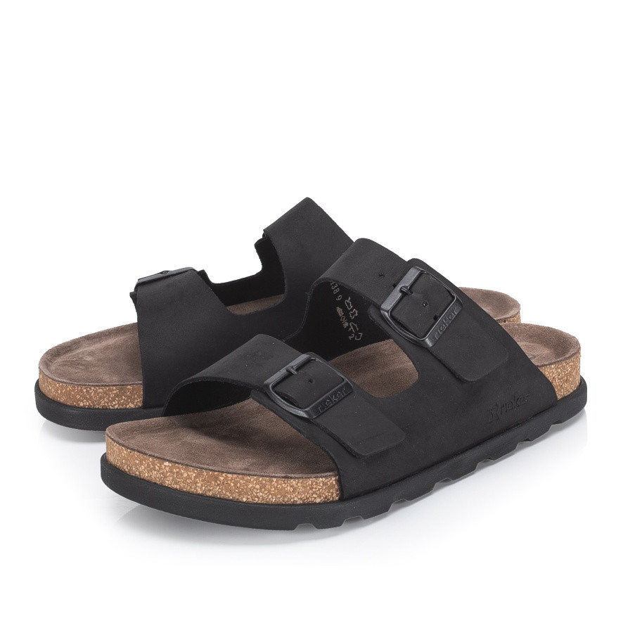 detail Pánské nazouváky RIEKER 21190-00   BLACK   F/S6