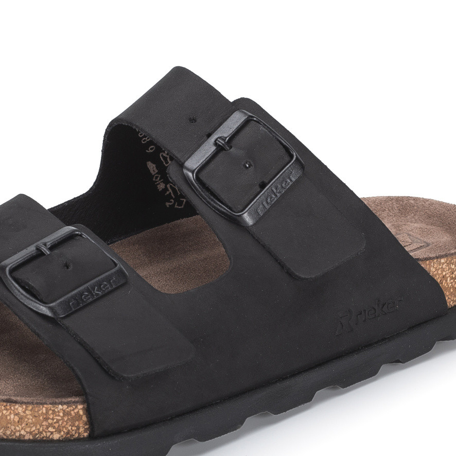 detail Pánské nazouváky RIEKER 21190-00   BLACK   F/S6