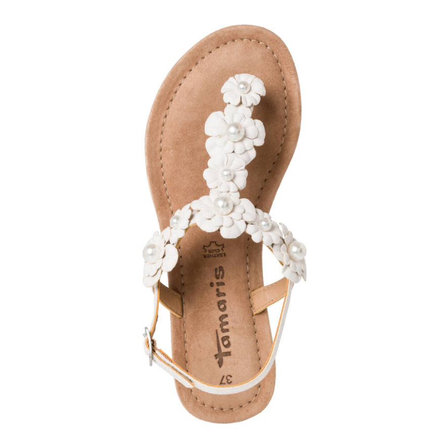 detail Dámské sandály TAMARIS 28123-42-100 bílá S6