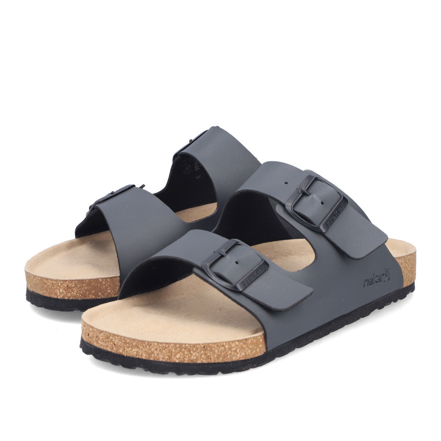 detail Pánské nazouváky RIEKER 22190-45 šedá S6