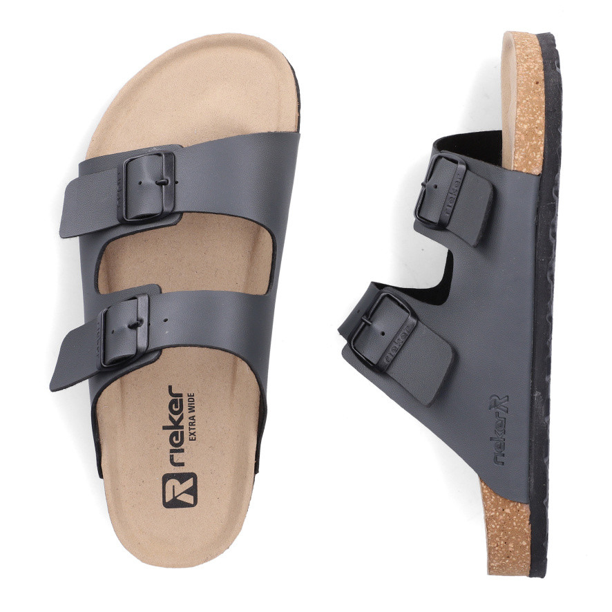 detail Pánské nazouváky RIEKER 22190-45 šedá S6