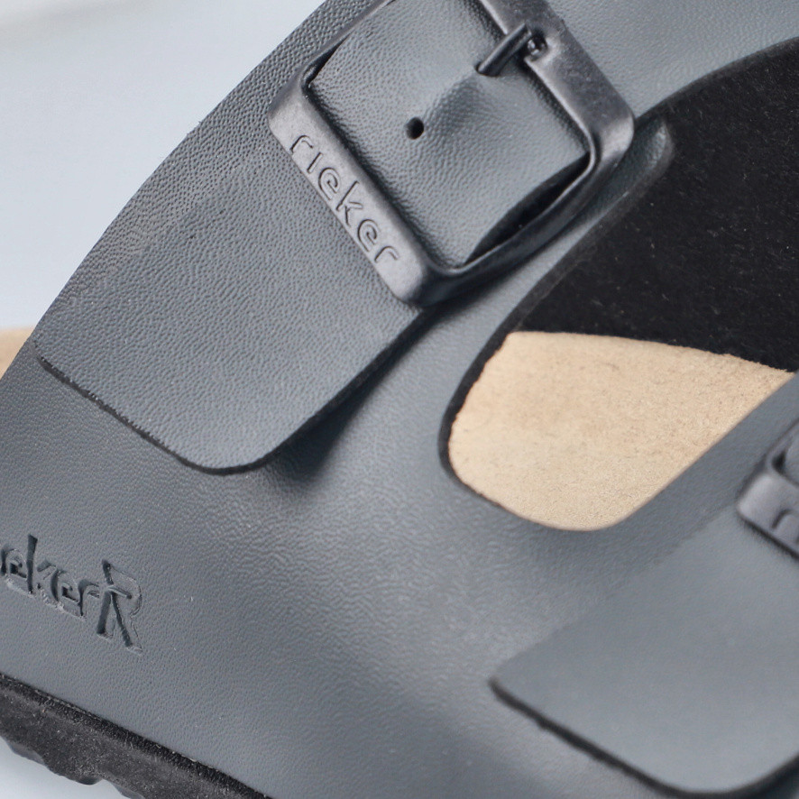 detail Pánské nazouváky RIEKER 22190-45 šedá S6