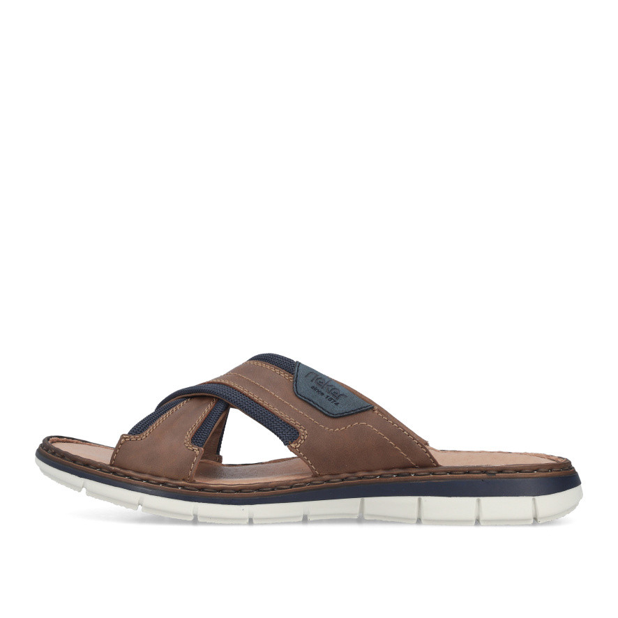 detail Pánské nazouváky RIEKER 25182-14 hnědá S6