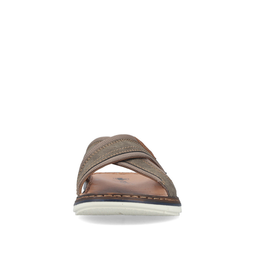 detail Pánské nazouváky RIEKER 25182-25 šedá S6