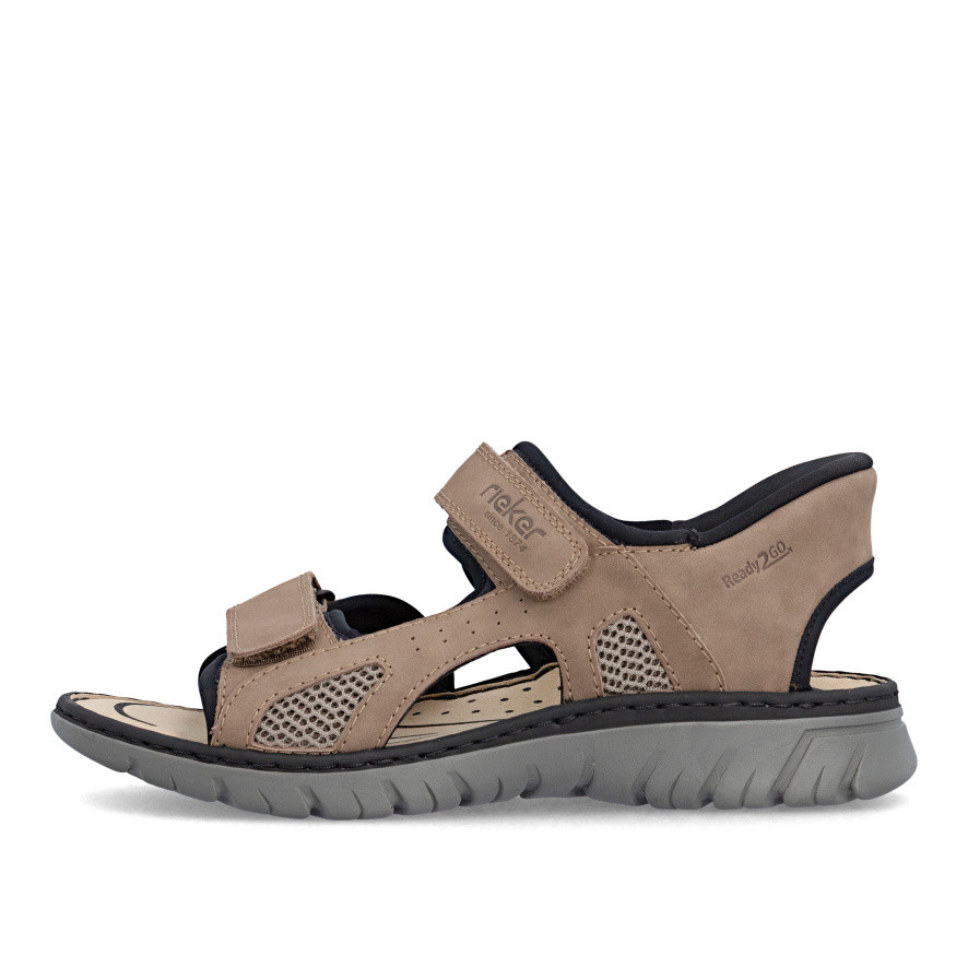 detail Pánské sandály RIEKER 26753-25 hnědá S6