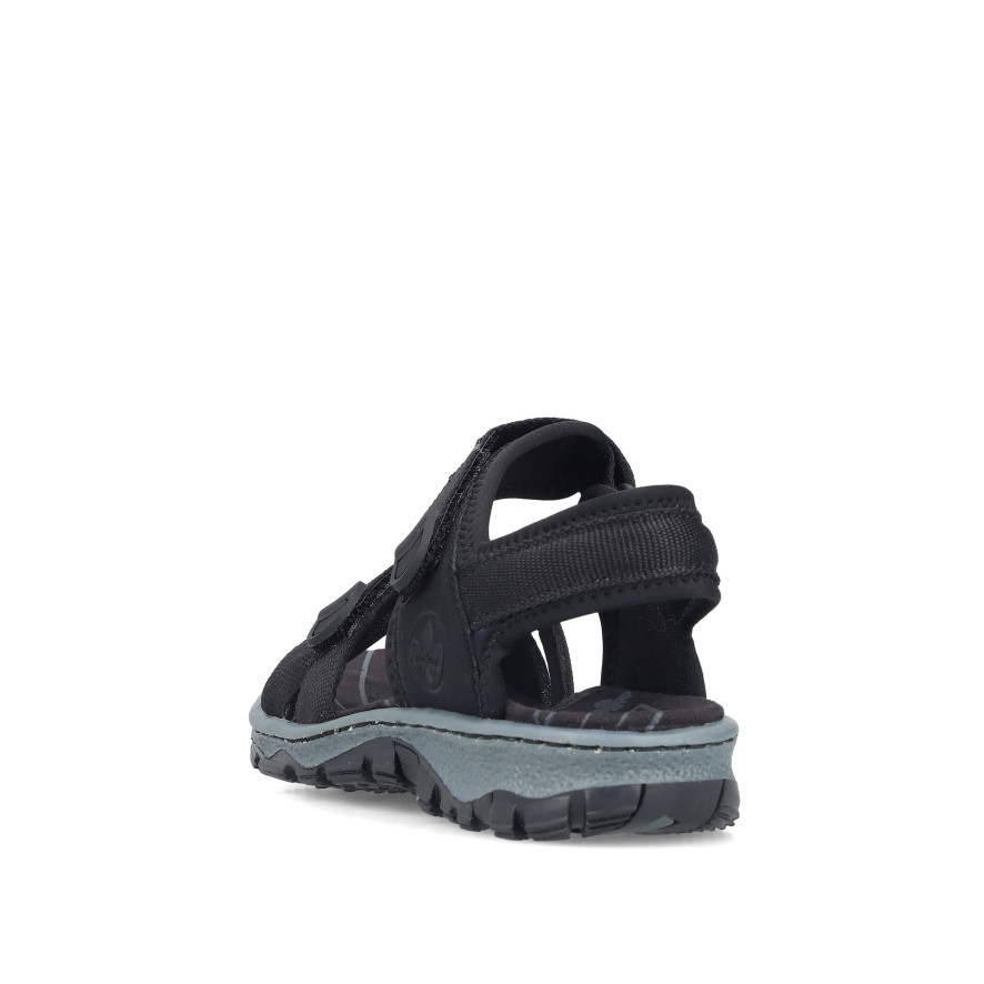 detail Dámské sandály RIEKER 68852-00 černá S6