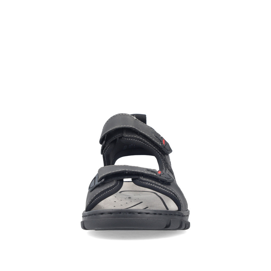 detail Pánské sandály RIEKER 25055-00 černá S6