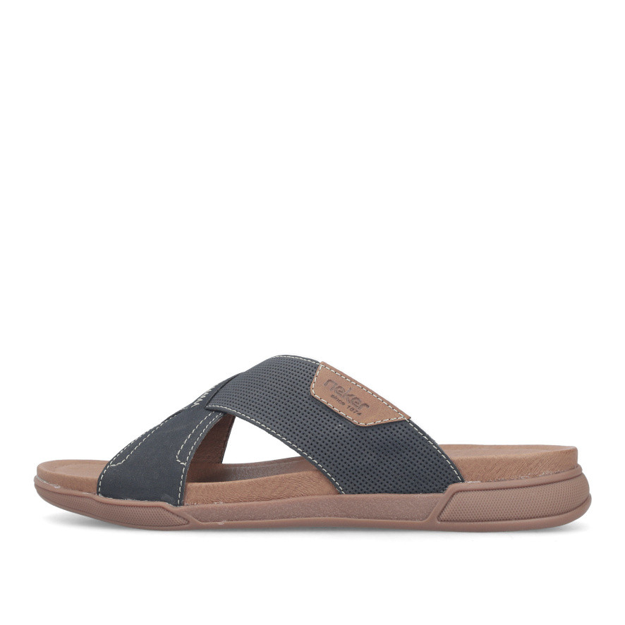 detail Pánské nazouváky RIEKER 27080-14 modrá S6