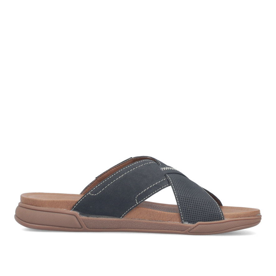 detail Pánské nazouváky RIEKER 27080-14 modrá S6