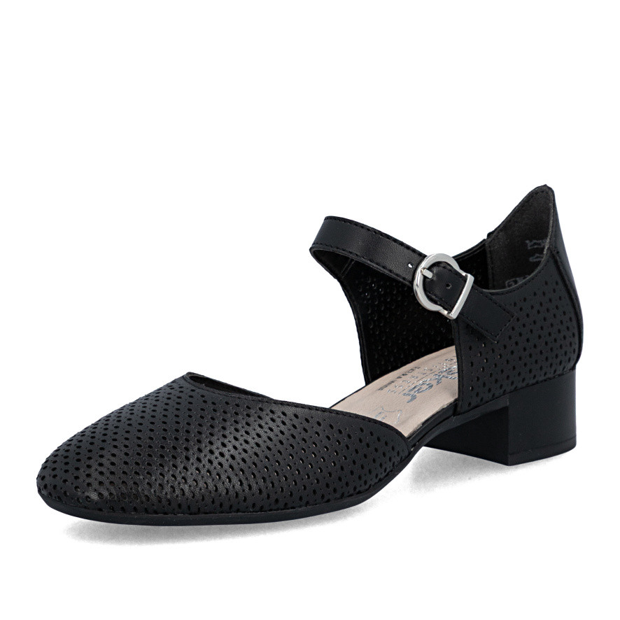 detail Dámské lodičky RIEKER 43460-00 černá S6