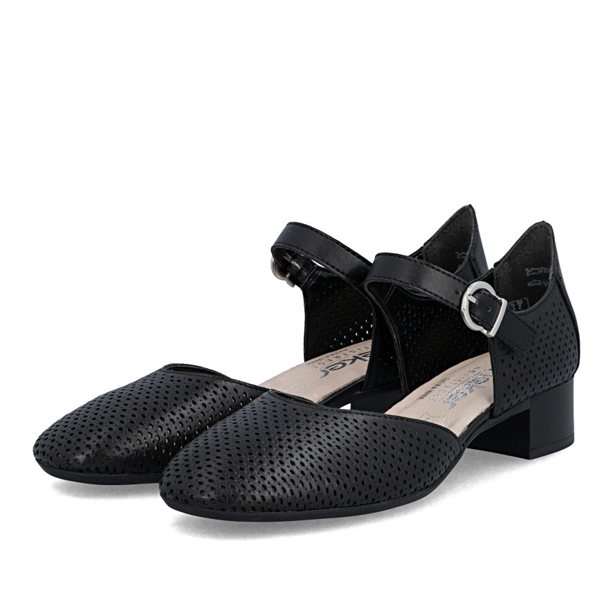 detail Dámské lodičky RIEKER 43460-00 černá S6