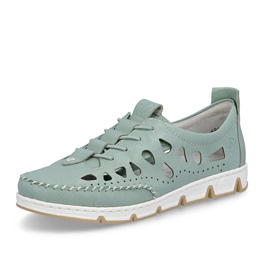 detail Dámské tenisky RIEKER 49956-52 zelená S6